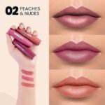 Mars 3 Matte Box Lipstick (Peach and Nude-02)